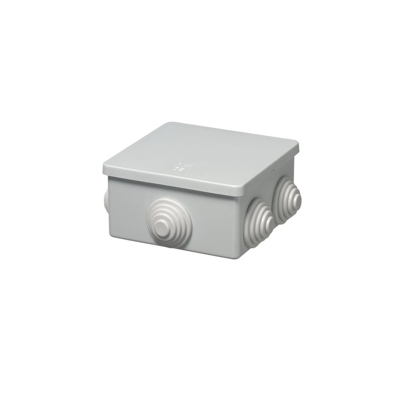 Cassetta esterna quadrata con gommini IP44 80x80x40 OLAN OL20003