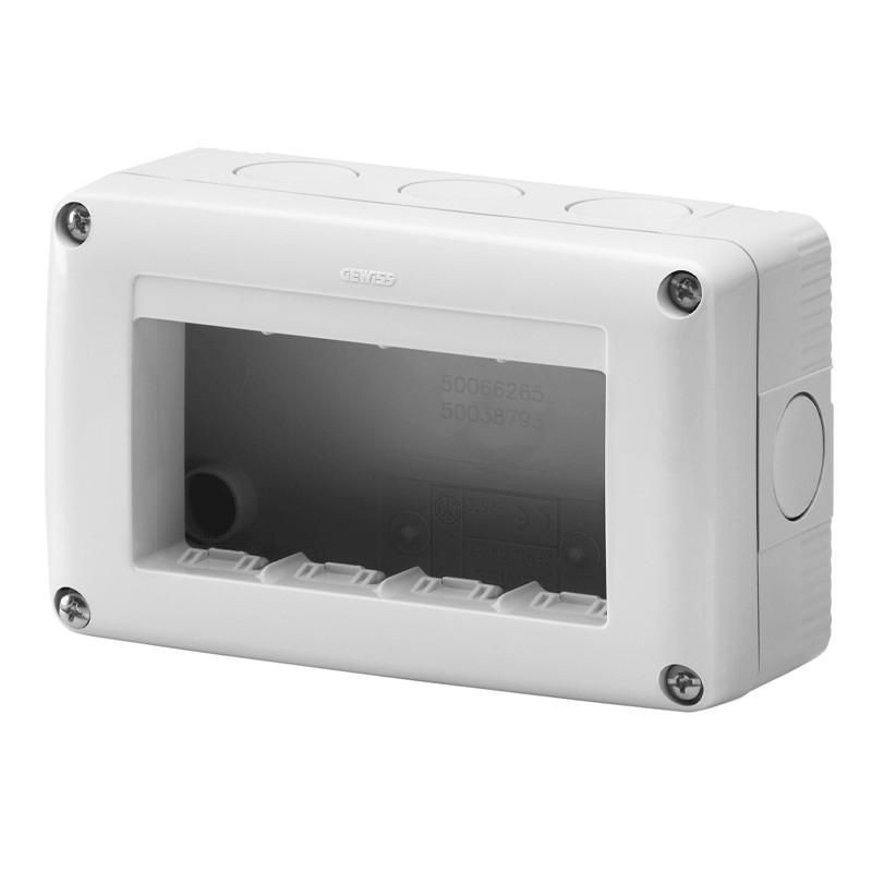 Contenitore per Apparecchi System 4 Moduli IP40 GEWISS GW27004 Contenitore per Apparecchi System 4 Moduli IP40 GEWISS GW27004