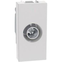 Presa TV coassiale passante 1 modulo bianca MatixGO BTICINO JW4202P14