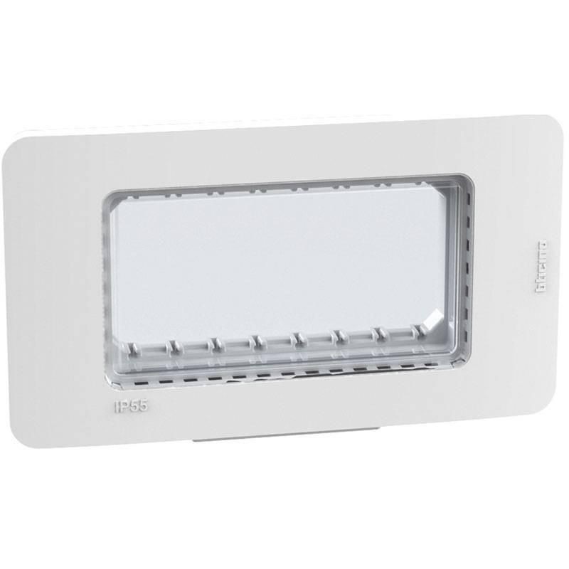 Placca stagna IP55 4 moduli bianca MatixGO BTICINO 28604W Placca stagna IP55 4 moduli bianca MatixGO BTICINO 28604W