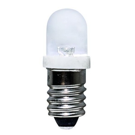 Lampadina LED Attacco E10 Dimensioni 29x12 2,5 lumen 3V 6500K LIFE 39.9E21003