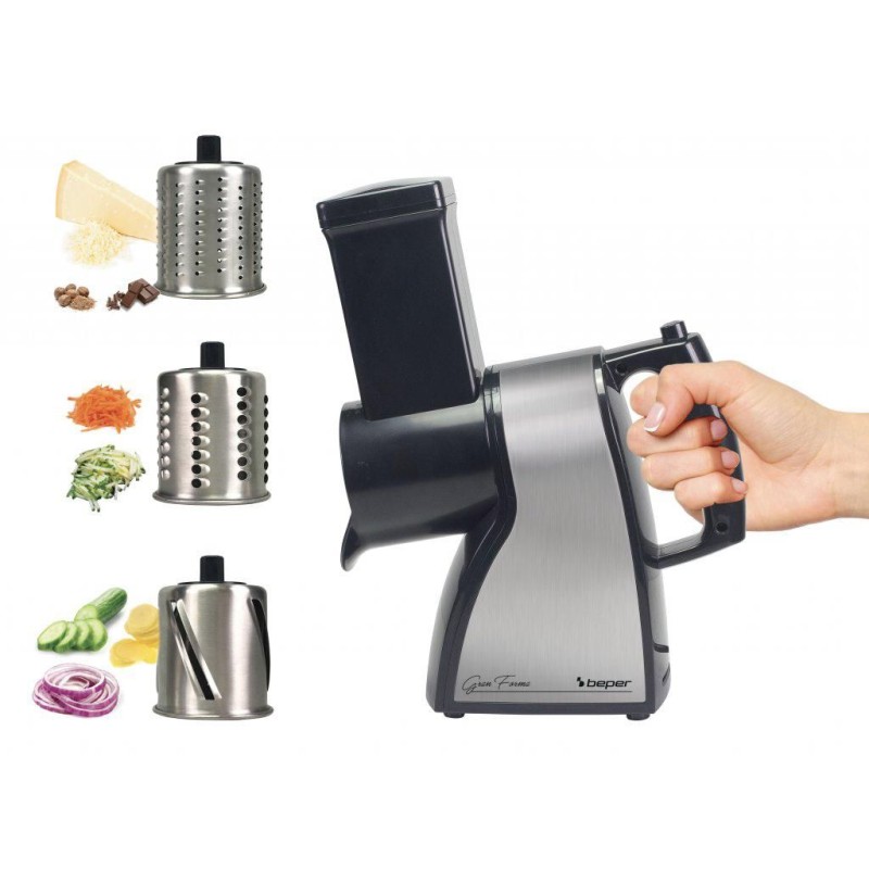 Grattugia E Affettaverdure in Acciaio 430W BEPER BP.400 Grattugia E Affettaverdure in Acciaio 430W BEPER BP.400