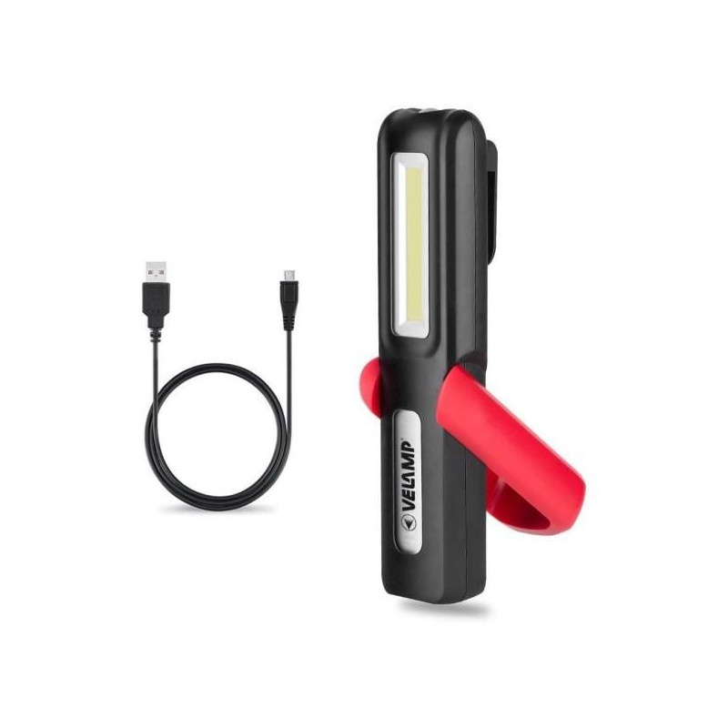 Torcia LED da Lavoro con Gancio High Power 2x3W VELAMP IR471 Torcia LED da Lavoro con Gancio High Power 2x3W VELAMP IR471