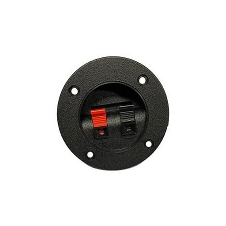 MORSETTO TONDO 2 POLI PER CASSE ACUSTICHE MELCHIONI 433329011