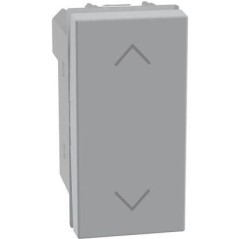Pulsante doppio interbloccato per tapparelle grigio MatixGO BTICINO JG4037N