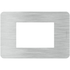 Placca Effects 3 moduli alluminio MatixGO BTICINO JA4803EA