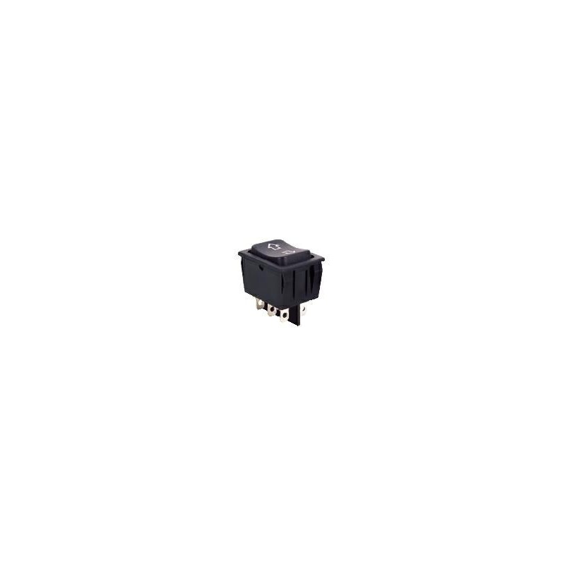 DEVIATORE A BILANCIERE NERO 12V ON-OFF-ON KONELCO GBC 24555000