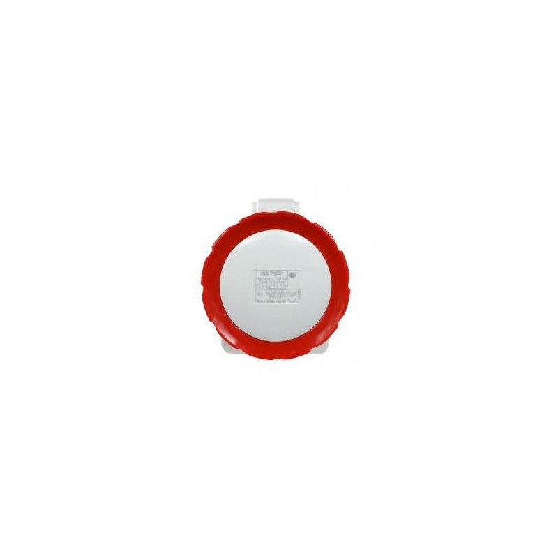 Presa fissa da incasso 3P+N+T 32A IP67 rossa 380V GEWISS GW62243H Presa fissa da incasso 3P+N+T 32A IP67 rossa 380V GEWISS GW62243H