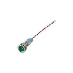 SEGNALATORE LUMINOSO METALLICO LED 24V VERDE KONELCO GBC 25416040