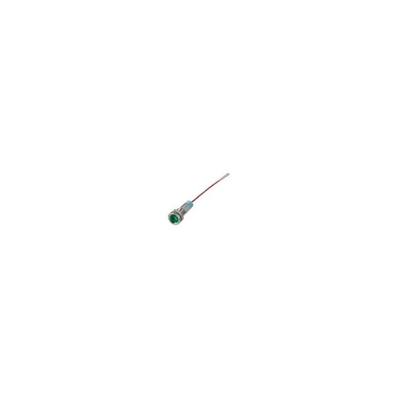 SEGNALATORE LUMINOSO METALLICO LED 24V VERDE KONELCO GBC 25416040 SEGNALATORE LUMINOSO METALLICO LED 24V VERDE KONELCO GBC 25416040