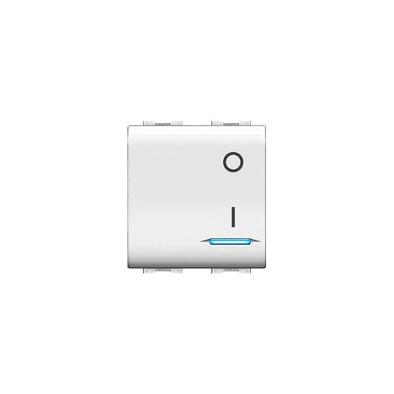 Copritasto 2M illuminabile Bipolare ELETTROCANALI ECL409016WH Copritasto 2M illuminabile Bipolare ELETTROCANALI ECL409016WH