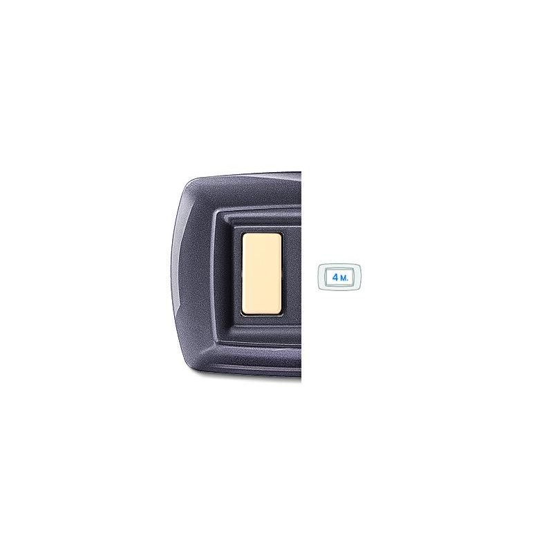 Tondo' Placca 4 Moduli Alluminio Notte ELETTROCANALI ECL2594AN