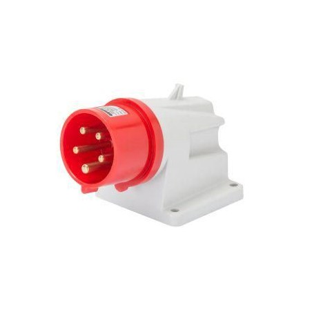 Spina fissa da parete 3P+N+T 16A IP44 rossa 380V GEWISS GW60409