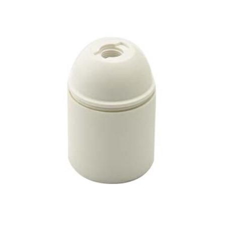 Portalampada Liscio E27 Bianco FAI 0165