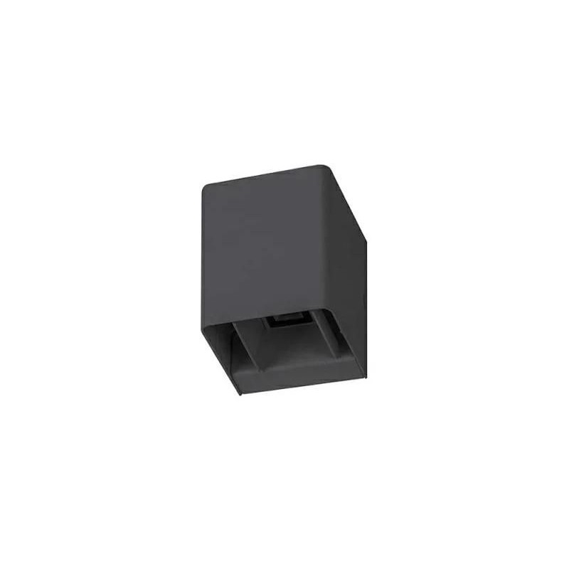 Applique da Muro in Alluminio Antracite 2x3W IP65 LAMPO UPD2R6WANDL Applique da Muro in Alluminio Antracite 2x3W IP65 LAMPO UPD2R6WANDL