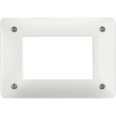 Placca Matix Antirimozione 3 Moduli Bianca BTICINO AM4803WAR