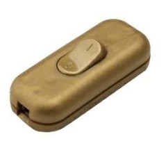 Interruttore Bipolare Passafilo Oro FAI 2190/OR