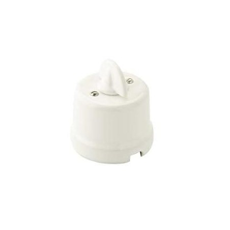 Deviatore Rotativo in Porcellana Bianca FAI 9007/DR/BI
