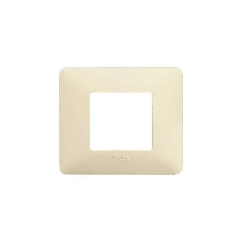 Placca Matix 2 Moduli Avorio BTICINO AM4802BAV Placca Matix 2 Moduli Avorio BTICINO AM4802BAV