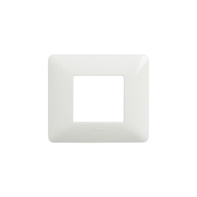 Placca Matix 2 Moduli Bianca BTICINO AM4802BBN Placca Matix 2 Moduli Bianca BTICINO AM4802BBN