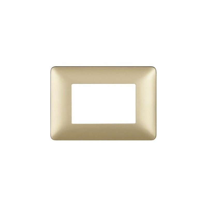 Placca Matix 3 Moduli Gold BTICINO AM4803MGL Placca Matix 3 Moduli Gold BTICINO AM4803MGL