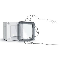 Coperchio per idrobox IP55 3 moduli MatixGO BTICINO 28403C