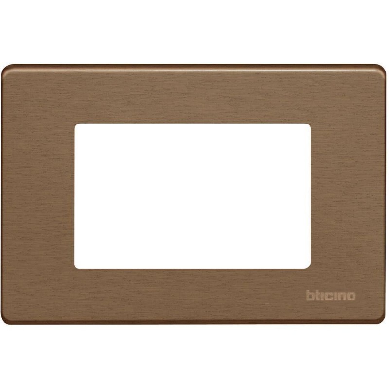 Placca Magic TT Bronzo 3 Posti BTICINO 503/3A/BR Placca Magic TT Bronzo 3 Posti BTICINO 503/3A/BR
