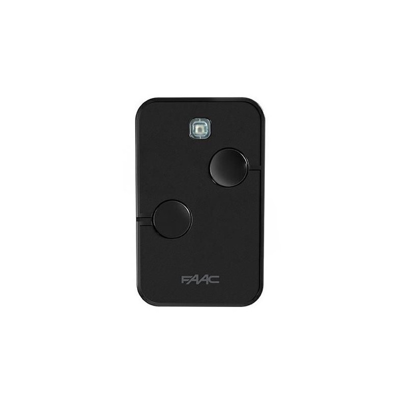 Telecomando 433MHz 2 Canali XTO2 Nero FAAC 787032