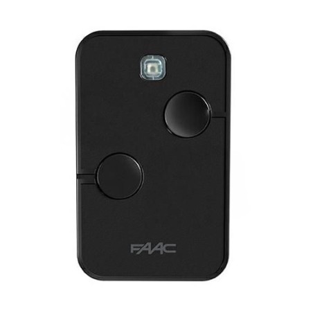 Telecomando 433MHz 2 Canali XTO2 Nero FAAC 787032