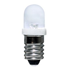Lampadina LED Attacco E10 Dimensioni 29x12 2,5 lumen 24V 6500K LIFE 39.9E21024