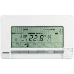 Cronotermostato Settimanale LivingLight da Parete Bianco BTICINO N4450