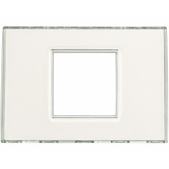 Livinglight Placca 3 Moduli 2 Posti Quadra Kristal BTICINO N4819KR