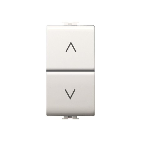 Doppio Pulsante Interbloccato 10A Easy Compatibile Bticino Matix ELETTROCANALI ECSE8037