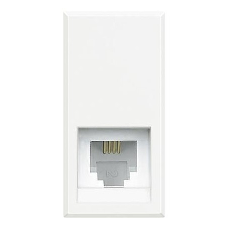 Axolute Presa Telefonica Bianca BTICINO HD4258C11N