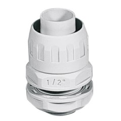 Raccordo Guaina Scatola IP65 colore grigio diametro 14mm ELETTROCANALI ECGX14