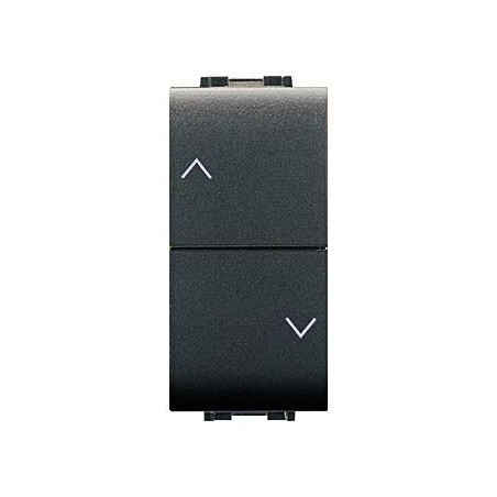 DOPPIO PULSANTE ANTRACITE MY LIFE ELETTROCANALI ECL4022