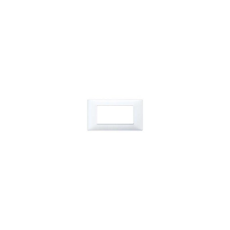Plana placca 4 moduli colore bianco VIMAR 14654.01 Plana placca 4 moduli colore bianco VIMAR 14654.01