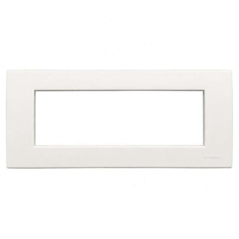 Placca 7 Moduli LivingLight Colore Bianco BTICINO N4807LB Placca 7 Moduli LivingLight Colore Bianco BTICINO N4807LB