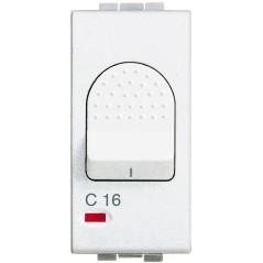 Interruttore Magnetotermico 1P+N 16A 230V LivingLight Bianco BTICINO N4301/16