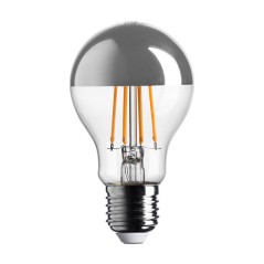 Lampadina LED Goccia Cupola Argentata attacco E27 7W 2700K BOT LIGHTING WLD1008X2CA