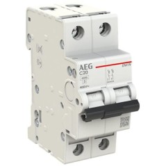 Interruttore Magnetotermico 20A 1P+N 4,5KA 2 Moduli AEG EN41NC20