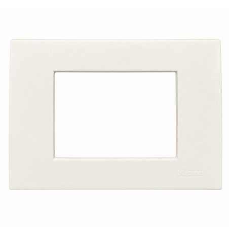 Placca 3 Moduli LivingLight Colore Bianco BTICINO N4803LB
