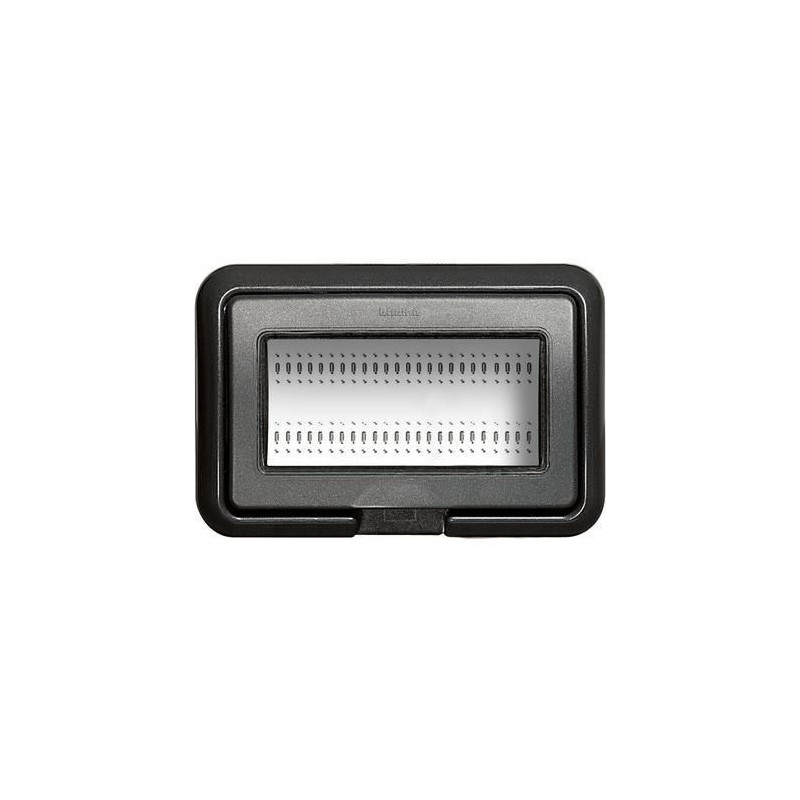 Placca Stagno IP55 Grigio Living 4 Mod BTICINO 24604L