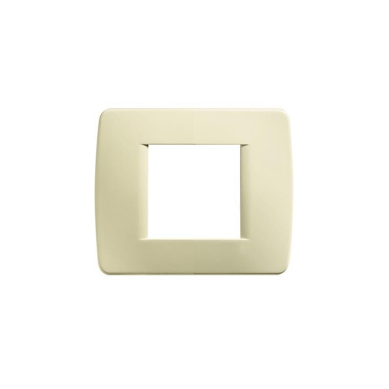 Luna placca 2 moduli avorio BTICINO C4802AV Luna placca 2 moduli avorio BTICINO C4802AV