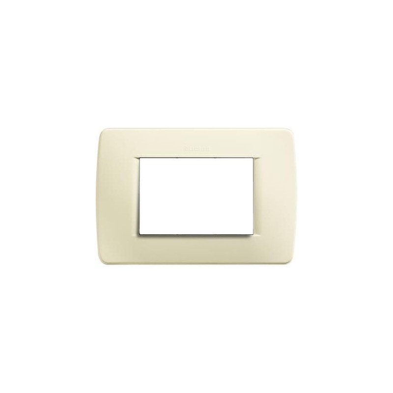 Luna placca 3 moduli avorio BTICINO C4803AV Luna placca 3 moduli avorio BTICINO C4803AV