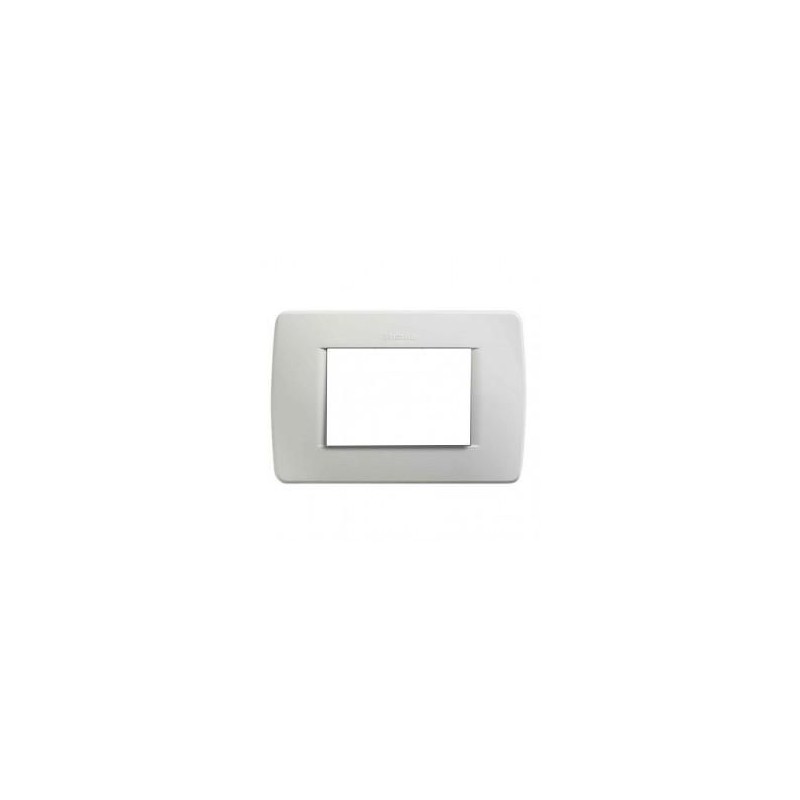 Luna placca 3 moduli Grigio chiaro BTICINO C4803GC Luna placca 3 moduli Grigio chiaro BTICINO C4803GC