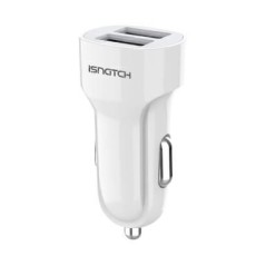 Alimentatore da auto 2 USB 2.4A 10.5W Bianco KONELCO GBC 59180600
