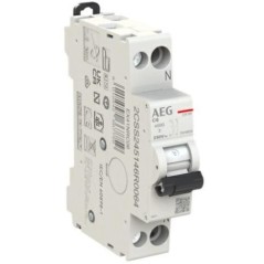Interruttore Magnetotermico 6A 1P+N 4,5KA 1 Modulo AEG EX41NRC06