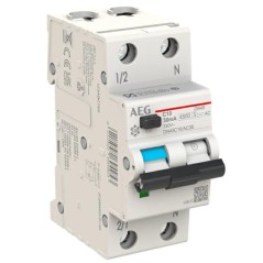 Differenziale Magnetotermico 10A 1P+N 4,5KA 2 Moduli AEG DN45C10/AC30
