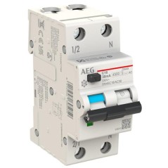 Differenziale Magnetotermico 16A 1P+N 4,5KA 2 Moduli AEG DN45C16/AC30